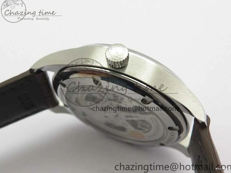 MIROTIME 0413 Original Portuguese IW358304 ZF 1:1 Best Edition SS White Dial RG Markers on Leather Strap A 7077